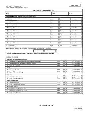 navmc 11741 performance test pdf